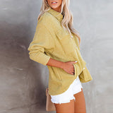 Women's 2025 New Autumn And Winter Shirt Solid Color Loose Wick Pocket Long-Sleeved Sleeve Shirt Jacket
