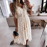 New Lace Slings In The Summer Of 2025 With A Solid Dress