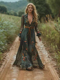 2025 Fashion Glide Feathered Long-Sleeved Ostrich Hair Dress Dress Dress Exclusively