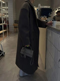 2025 Autumn And Winter New Women's Temperament Commuted Korean Version Of The Long Coat Coat Woman