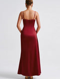 2025 Women's Suspension Open Fork Back Zipper Dressȹs