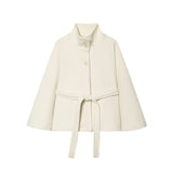 Fashion Tie With Long-Sleeved Wind Coat Jacket 2025 New Products In The Spring And Autumn