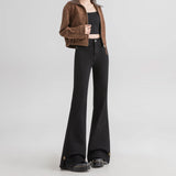 High-Rise Retro High-Rise Jeans Women 2025 Autumn And Winter Plus Velvet New Viscous Trousers