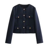2025 Women's Autumn And Winter Fashion New 15 Color Jacket Small Scent Style Short Suit Jacket