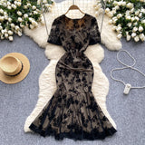 Dinner Dress Female High-End Banquet Party Dress To Collect The Waist Thin Velvet Print Folded Open Pouse Long Dress