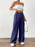 New Wish Summer Bursts Of Slacks Loose Pockets Tight Leg Trousers Women