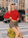 2025 New Women's Sexy Cardigan Street Long-Sleeved Top Solid Color Cardigan Knitwear