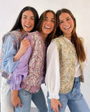 Ins2025 New Women's Printed Cotton Arma