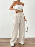 New Wish Summer Bursts Of Slacks Loose Pockets Tight Leg Trousers Women