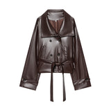 Unique Long-Sleeved Top Women's Spring 2025 New Dopamine Color Dizzled Chiffon Sleeve Shirt Set