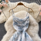 Gentle Wind And Raging Skirt Summer 2025 New Super Xiansen First Love Waist Seaside Beach Skirt