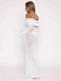 2025 Summer New Solid Fashion Word Long Dress Dress Dress Woman