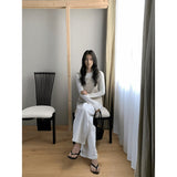 Spring Wear A Set Of High-End Fashion Sling T-Shirt Two Sets Of High-Rise Thin Legs Sleeves