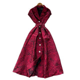 French-Style Women's Dress 2025 Summer Collar Short-Sleeved Elegant Dress Dress