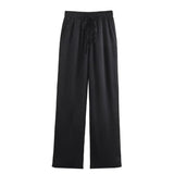 Women's Clothing 2025 New Casual Double-Dbuted Blazer + Trouser Suit Trend