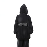 Vintage Mud Dyed Old Hooded Hoodie Sticker Oversize Couple With Open Shirt Zipper Handsome Coat