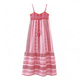 Women's Clothing 2025 Spring New Fashion Crochet Stitched Knitted Dress Holiday Style Sling Skirt
