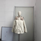 2025 Autumn And Winter Explosion Temperament Clapping Belt Long Hair Coat Single Buckle