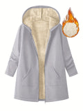 Mid- And Long-Term Hooded Jacket In Autumn And Winter 2025