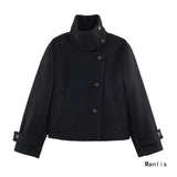 2025 Autumn New Women's Loose Cotton Clothes Long Jacket Jacket