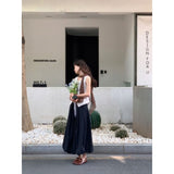 The Atmosphere Is Simple To Wear A Vest Top In The Long And Elegant Temperament Casual Half-Dress Women's Suit