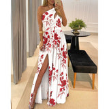 2025 New Slanted Shoulder Dress Temperament Sleeveless Sexy High-Waist Open Skirt Women's Dress