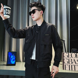 Men's Fashion Flying Jacket Men's Spring And Autumn Senior Handsome Baseball Uniforms Men's 2025 New Model