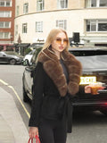 New Temperament In Autumn And Winter 2025, The Female Collar Wool Woolen Coat
