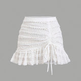Thick Hair, The Half-Dress Skirt Large-Size Skirt Women's Autumn And Winter New Fat Mm High Waist Showing Thin Crotum Skirt