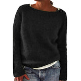 2025 Women's Explosive Sweater Solid Color Quiet Version Of The Basic Knitwear Shirt