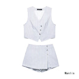 Z Women's 2025 New Striped Printed Vests 2949025 2949026