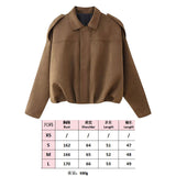 2025 Spring Pilot Jacket Bat Sleeve Zipper Loose Tuffen Jacket Women's Casual Jacket