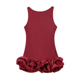 Mini Party Dress Women's Cascadal Short Dress 2025 Dress-Up Long Sleeves Of The Pool