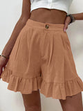 Shorts Women's Summer Wearing Casual Broad Legs Loose Shorts 2025 Summer New Women's High Waist Shorts