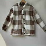 Wish Explosion Autumn And Winter New Fashion Casual Women's Lattice Collar A Row Of Buckle Coat