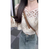 Light Blue Front Open Fork A Word Cowboy Half-Dress Woman Autumn High Waist Thin Design Sense Of Long Skirt