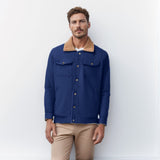 Autumn And Winter Men's Jacket With Velvet Cotton Work Clothes Casual Jacket Jacket