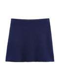 Women's Clothing 2025 Spring New Flower Button Decoration Knitted Shirt Skirt Set