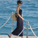 2025 Autumn Summer New Women's Sexy Perspective Mesh Holiday Dress Evening Dress Women