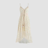 New Lace Slings In The Summer Of 2025 With A Solid Dress
