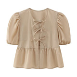 Spring 2025 New Women's Leopard Print Short-Sleeved Shirt