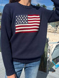 Autumn/Winter 2025 New Women's Easing Easing Independent Japanese Collar Fashion Knitted Sweater