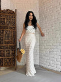 Middle East New Women's Fashion Sling Two Sets Of Scales Designed Sweet Spicy Half-Dress Set Elegant
