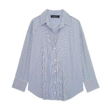 New 2025 Women's Silk Shirt Loose Spring Casual Street Fashion