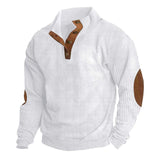Autumn And Winter New Men's Outdoor Jacket Corduroy Leisure Collar Long Sleeves