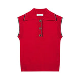 Women's Clothing 2025 Spring New Street Fashion Personality Set Knitted Vest Vest