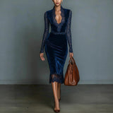 2025 Women's Shirt Dress Digital Print Collar Long Sleeve Retro Dress Dress