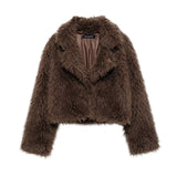 Ins23 Autumn And Winter New Street Breeze Fur Short Coat