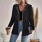 2025Wish Autumn And Winter Fashion New Splicing Large-Size Casual Loose Coat Women's Clothing