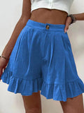 Shorts Women's Summer Wearing Casual Broad Legs Loose Shorts 2025 Summer New Women's High Waist Shorts